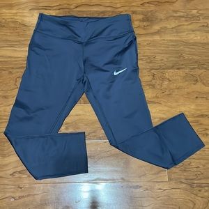 Brand new Nike crop navy blue running tights